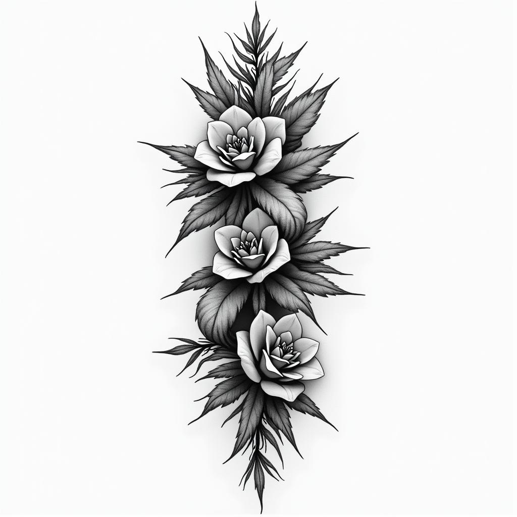 65°3′25″N 20°2′7″Ehigly detailed tattoo - Variation 7