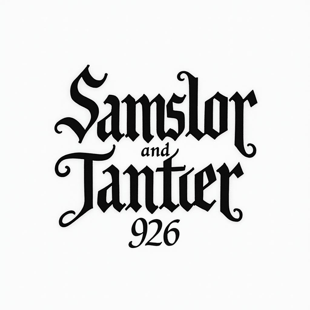 Psalm Samson Marcellas Barnes 08/25text-based tattoo, japanese font ultra-realistic, perfectly placed, high-quality font design, photo-realistic shading, 8k, high quality, finely detailed typograph