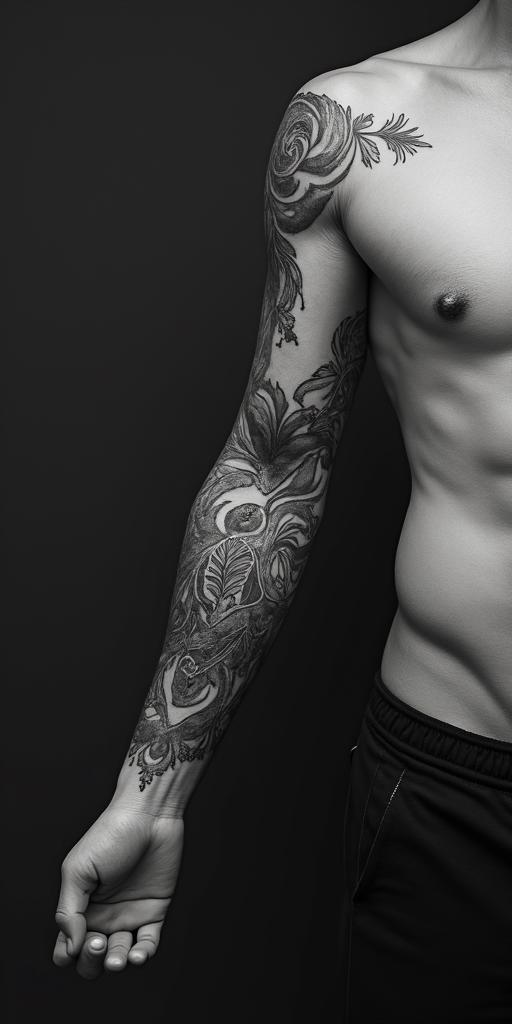 greek mythologyhigly detailed tattoo - Variation 18