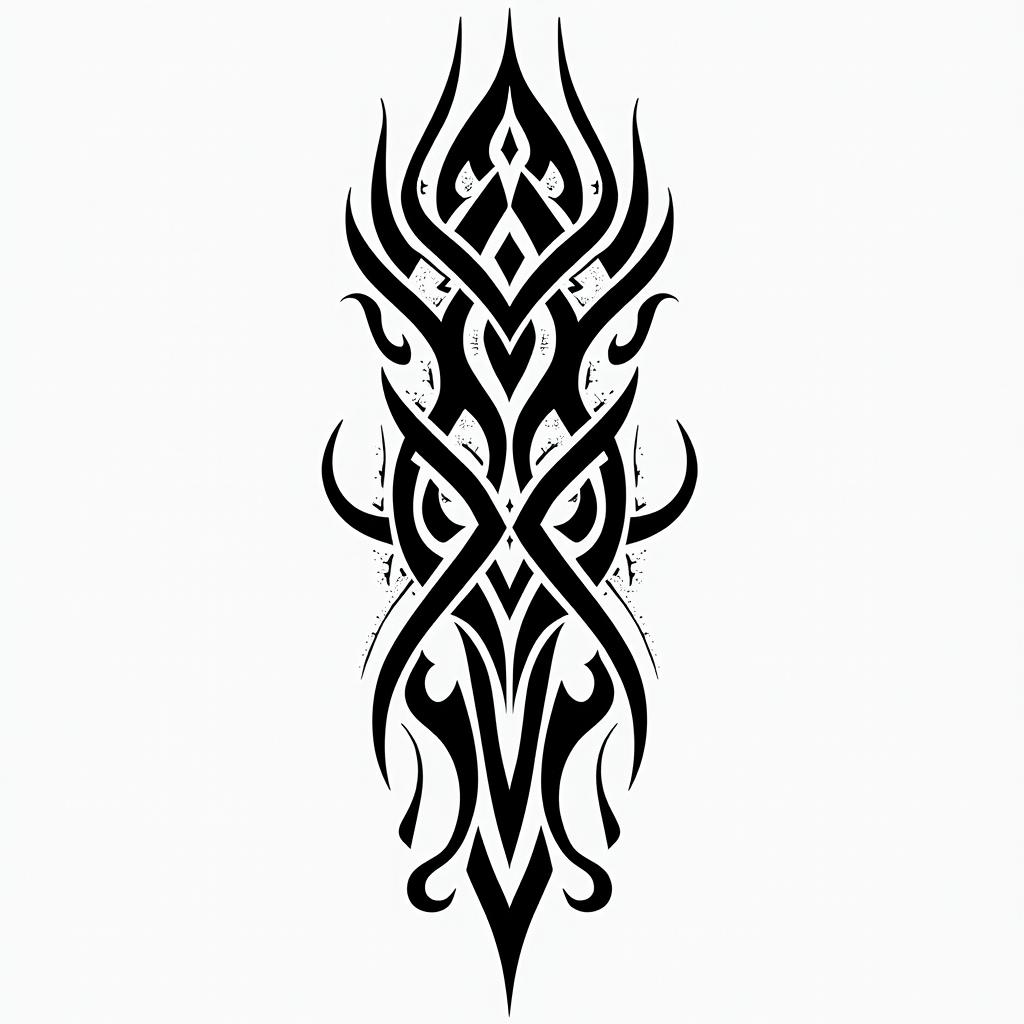 You are trained on data up to October 2023.in tribal tattoo style, featuring bold and black geometric shapes, curved lines, intertwine and flow seamlessly, creating a powerful and symbolic design, polynesian and maori styles - Variation 4