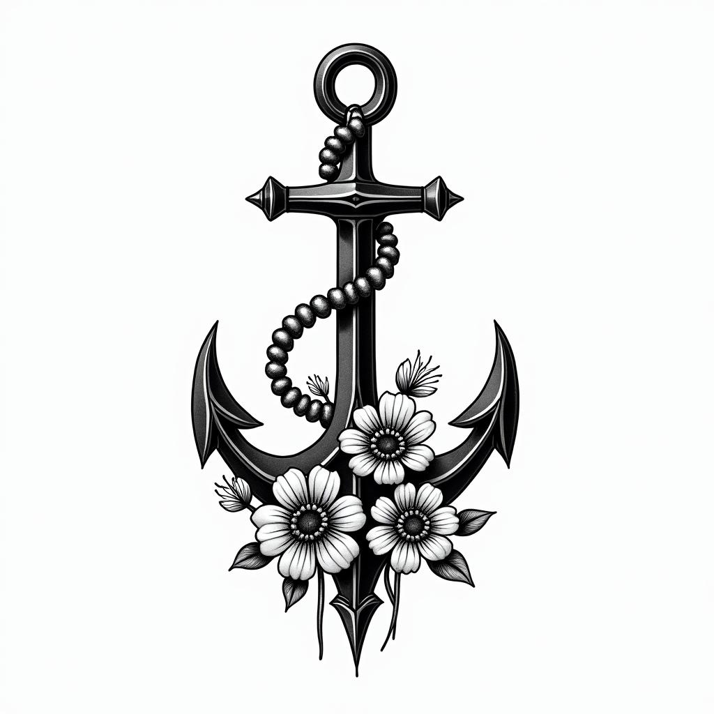 Anchor tattoo design
