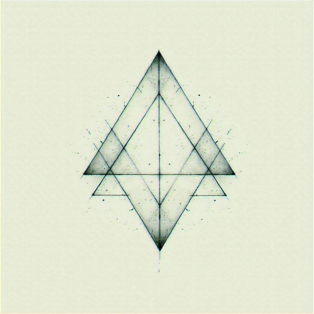 Minimalist years, dates, from the ashesin minimalist style tattoo, featuring simple shapes and fine lines, with minimal shading and details, tiny triangles, creating a sense of balance and harmony - Variation 7