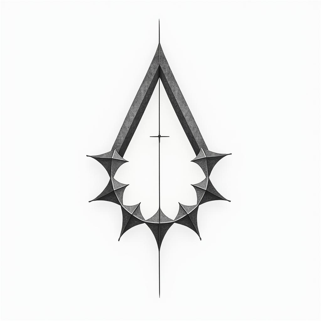 Minimalist years, dates, from the ashesin minimalist style tattoo, featuring simple shapes and fine lines, with minimal shading and details, tiny triangles, creating a sense of balance and harmony - Variation 6