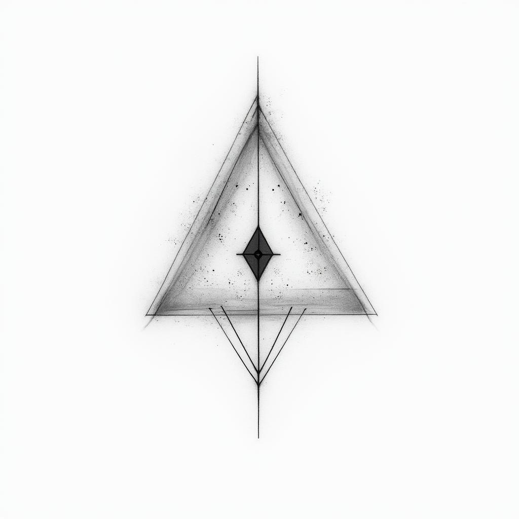 Minimalist years, dates, from the ashesin minimalist style tattoo, featuring simple shapes and fine lines, with minimal shading and details, tiny triangles, creating a sense of balance and harmony