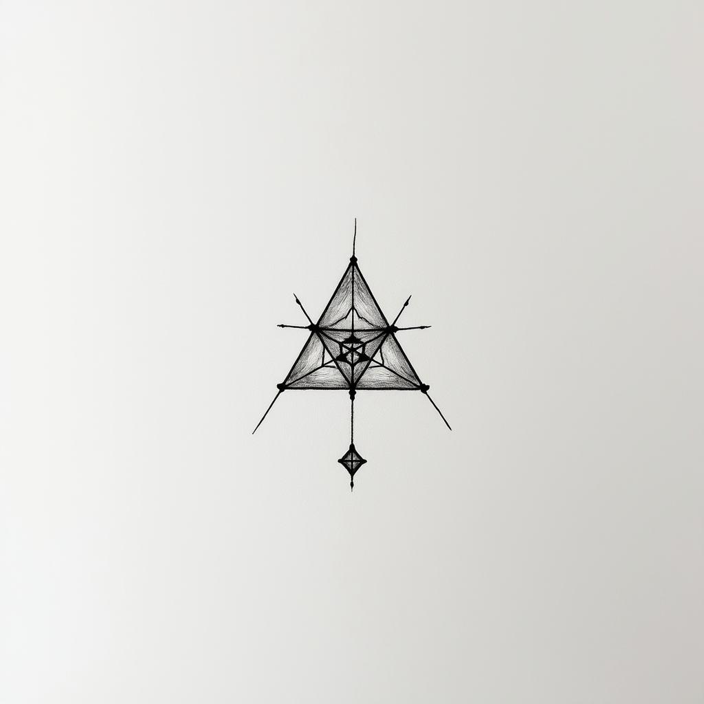 I want dainty tattoos to put on my back. I am an aquarius but want a variety of ideasin minimalist style tattoo, featuring simple shapes and fine lines, with minimal shading and details, tiny triangles, creating a sense of balance and harmony