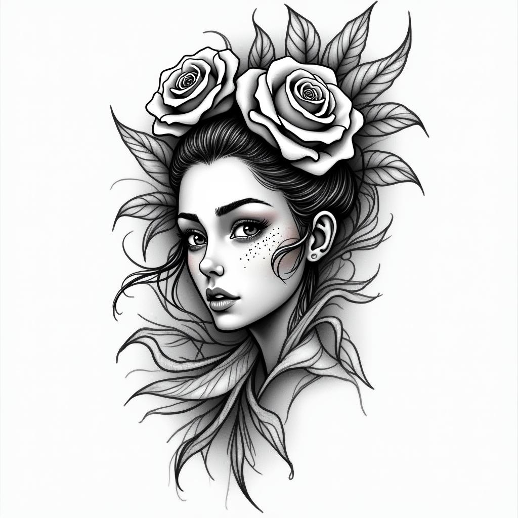 Portrait tattoo example 5