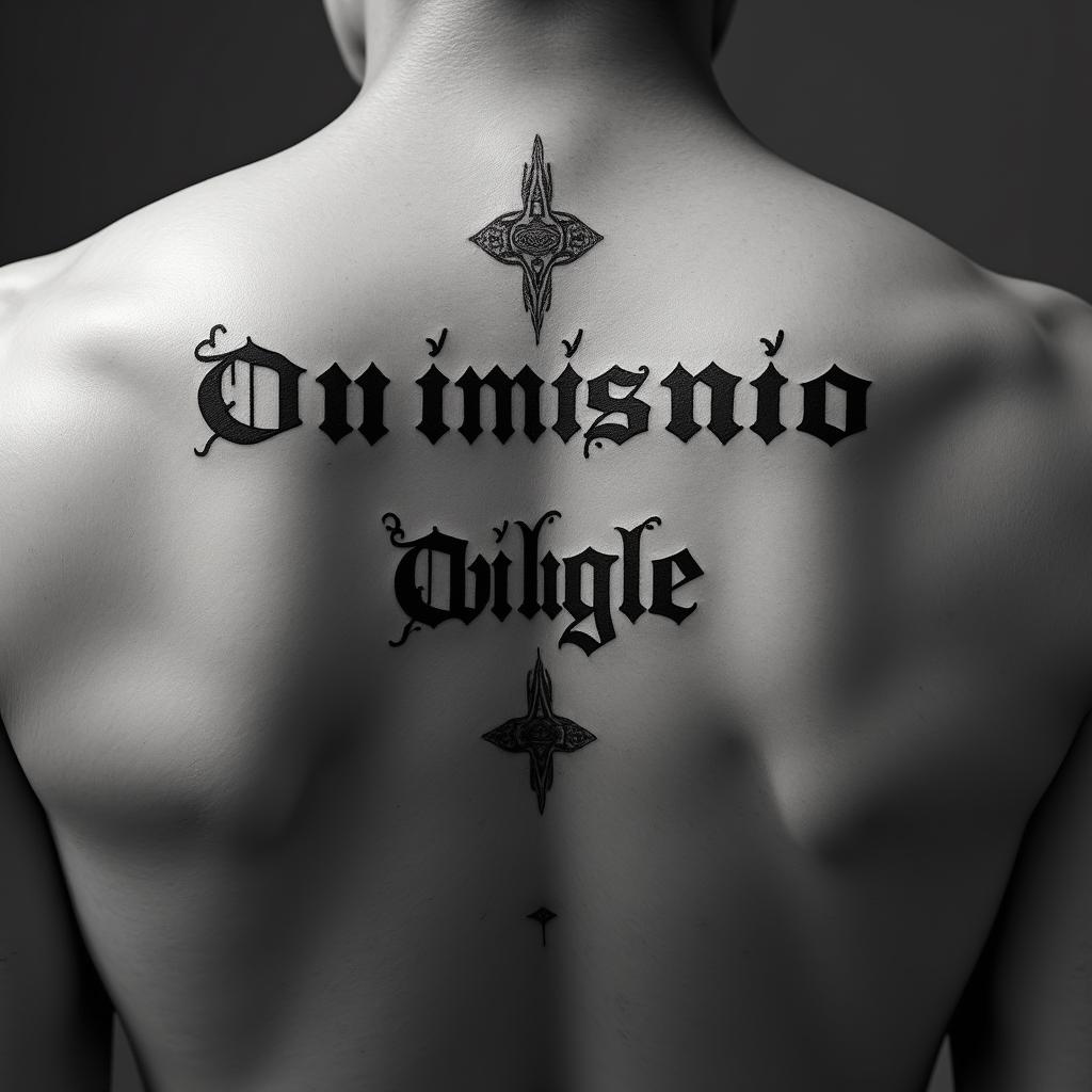[u-key- yo] • Japanese (m.) living in the moment, detached from th bothers of life. the floating worldtext-based tattoo, gothic font ultra-realistic, perfectly placed, high-quality font design, photo-realistic shading, 8k, high quality, finely detailed typography - Variation 3
