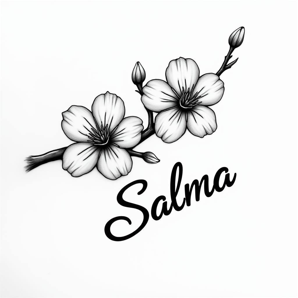 Cherry Blossom tattoo design
