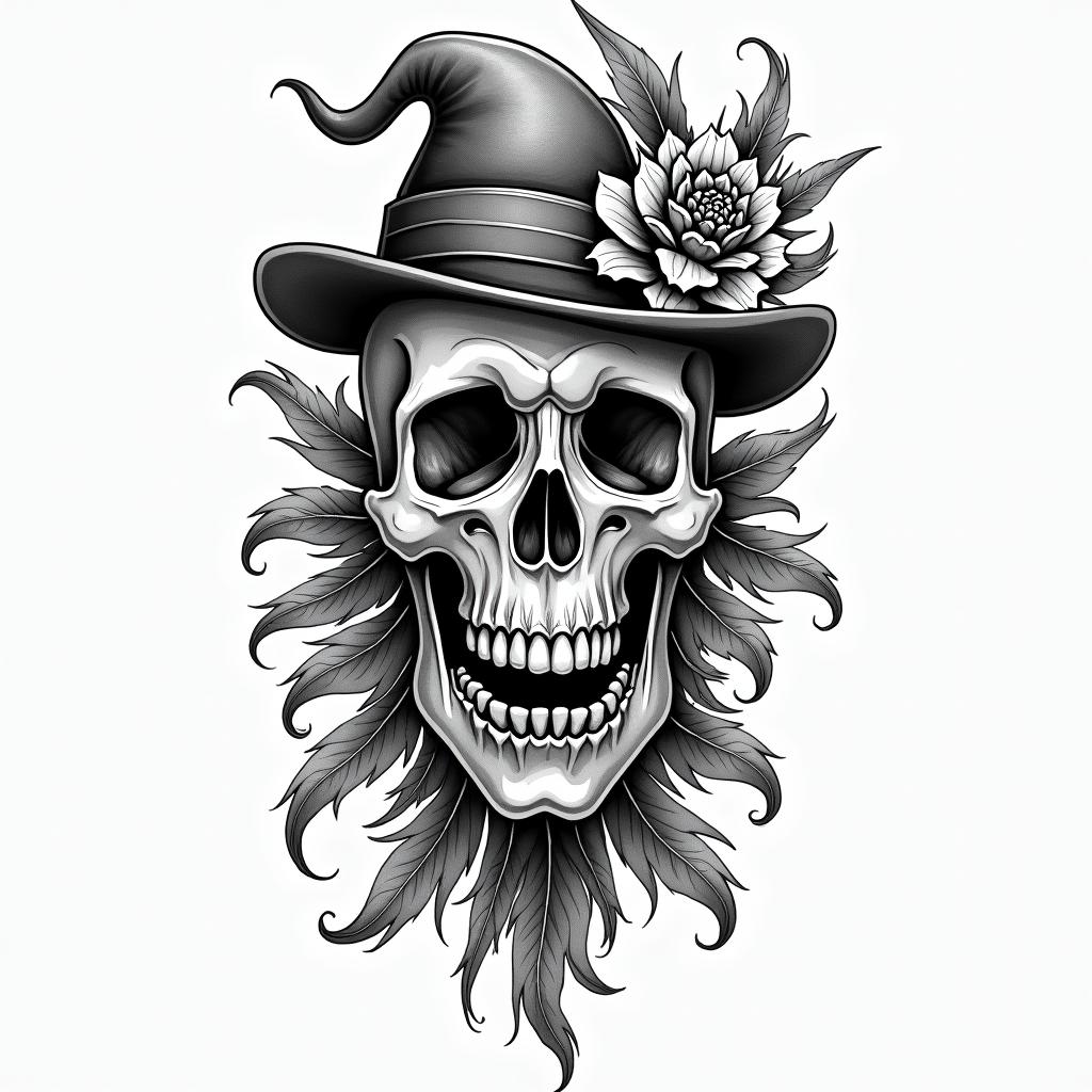 undefinedin authentic tattoo style, incorporating traditional modifications, bold black outlines, solid color fills, featuring classic authentic elements - Variation 3