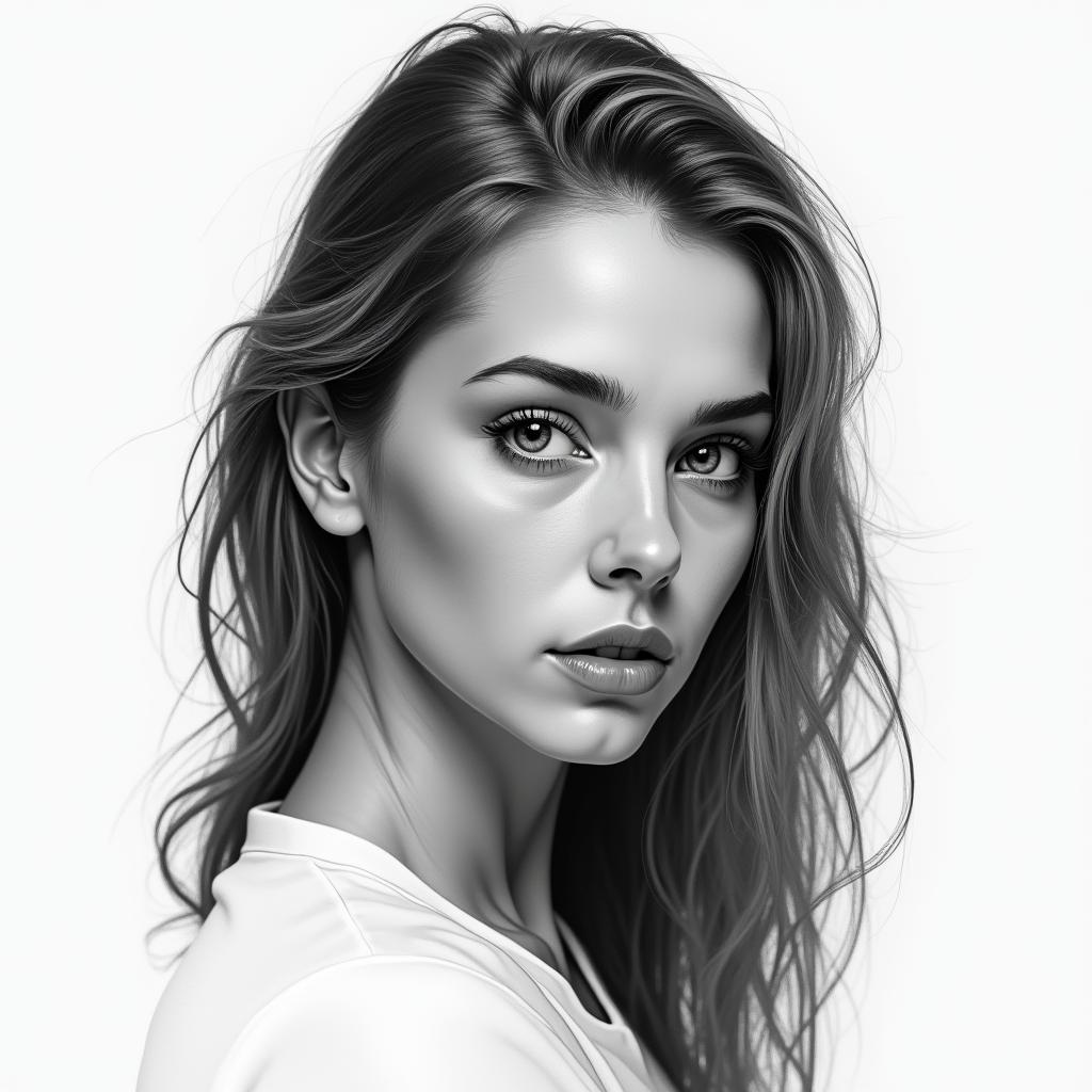 daughter,mother,in realism tattoo style, featuring a highly detailed, lifelike, capturing every detail, photorealistic, ultra realistic, intricate shading, smooth and sharp,   - Variation 2