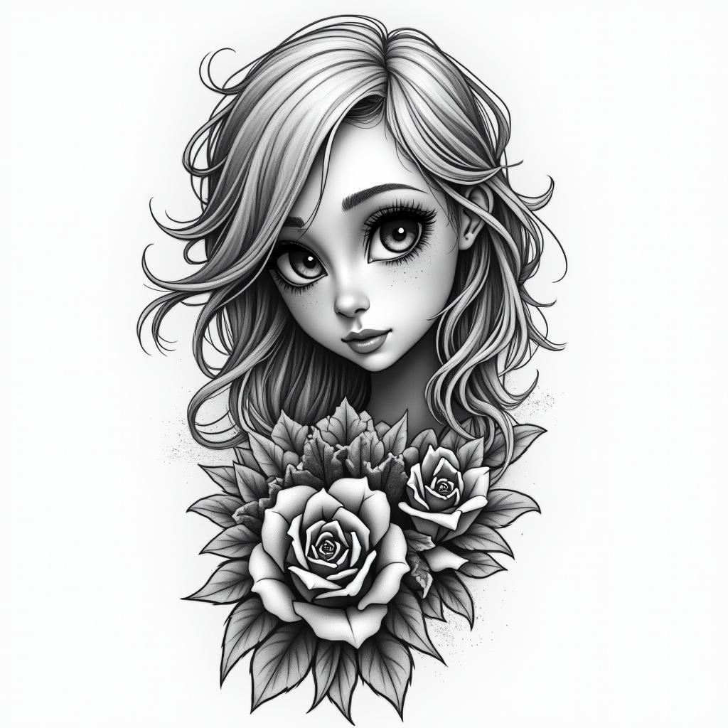 Portrait tattoo example 5