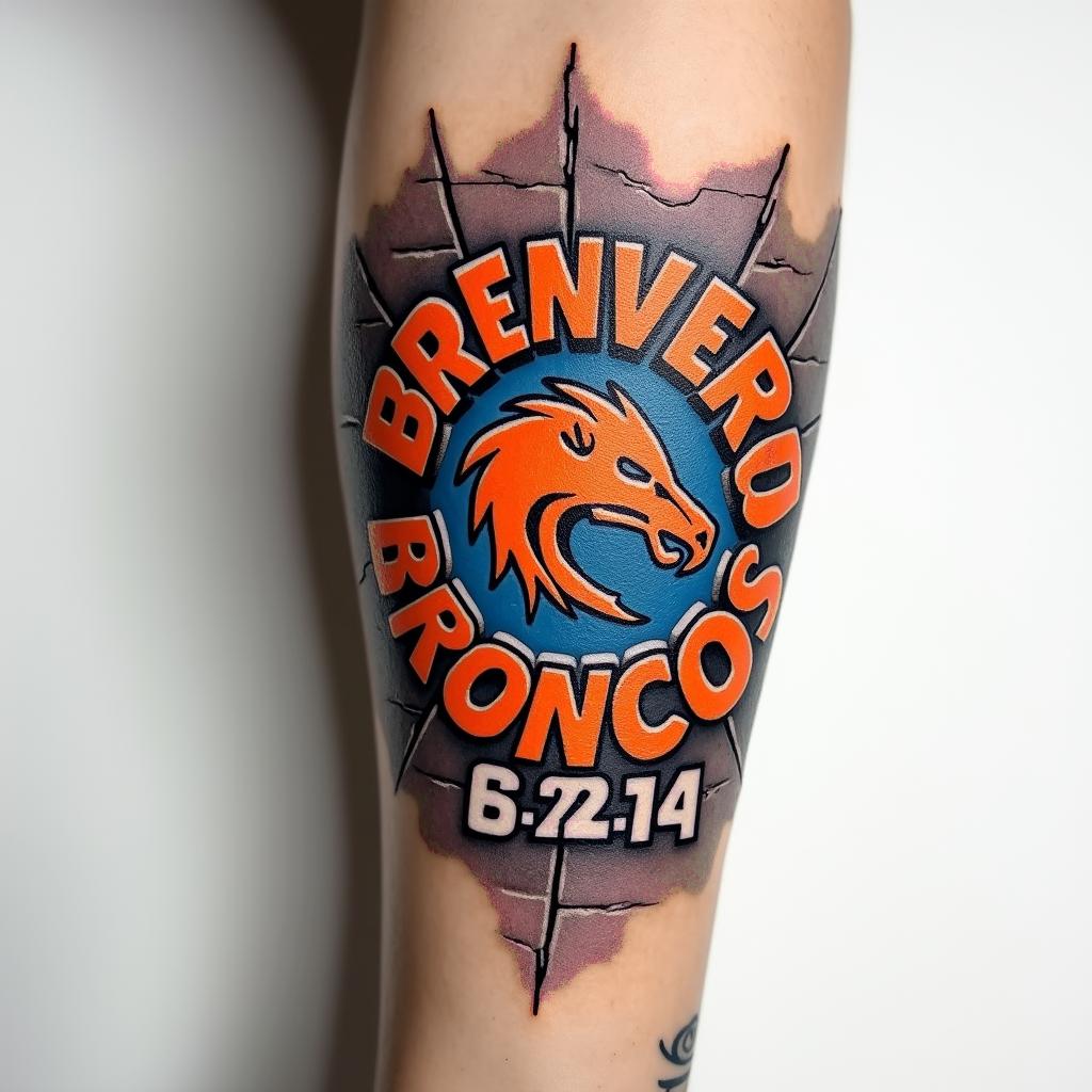 Word Script tattoo design