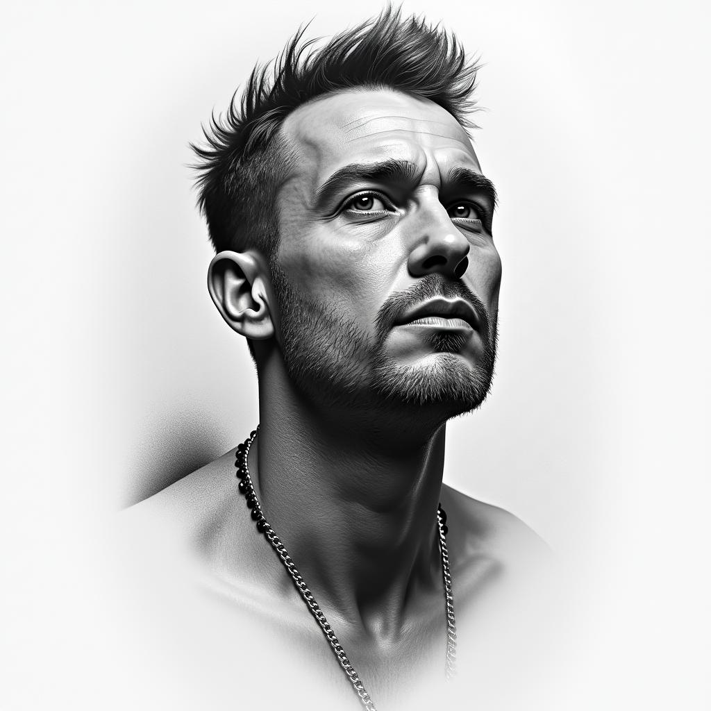 I want you to add 2 things to a current tattoo.in realism tattoo style, featuring a highly detailed, lifelike, capturing every detail, photorealistic, ultra realistic, intricate shading, smooth and sharp,