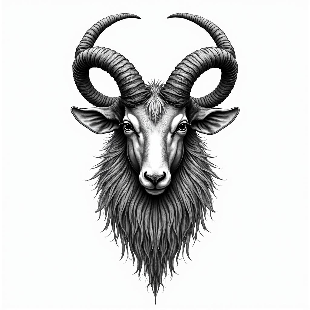 Ariesin bohemian style tattoo, 8k - Variation 3