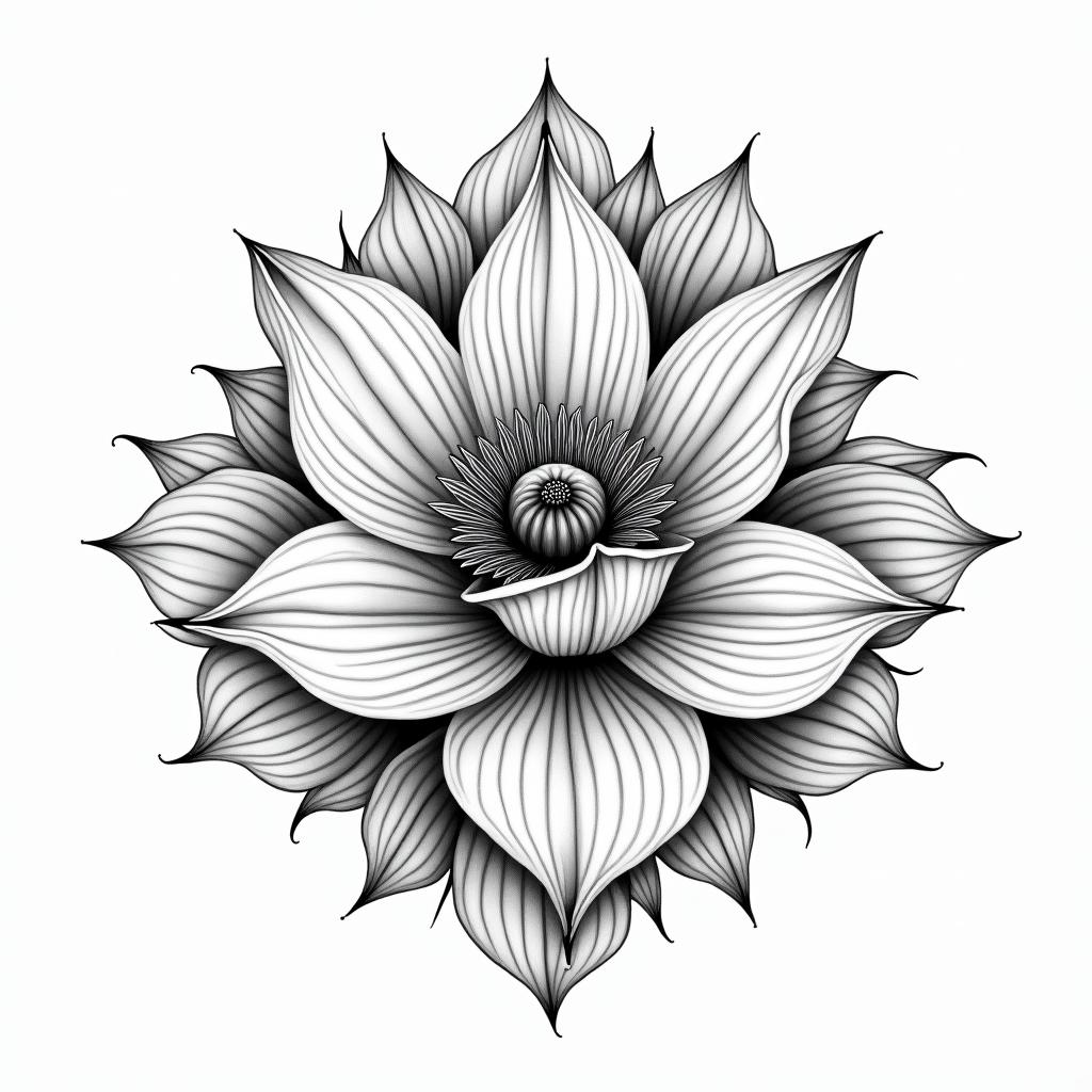 Names in an infinite symbol, Patricia, Camila, lotus flower.in bohemian style tattoo, 8k - Variation 8