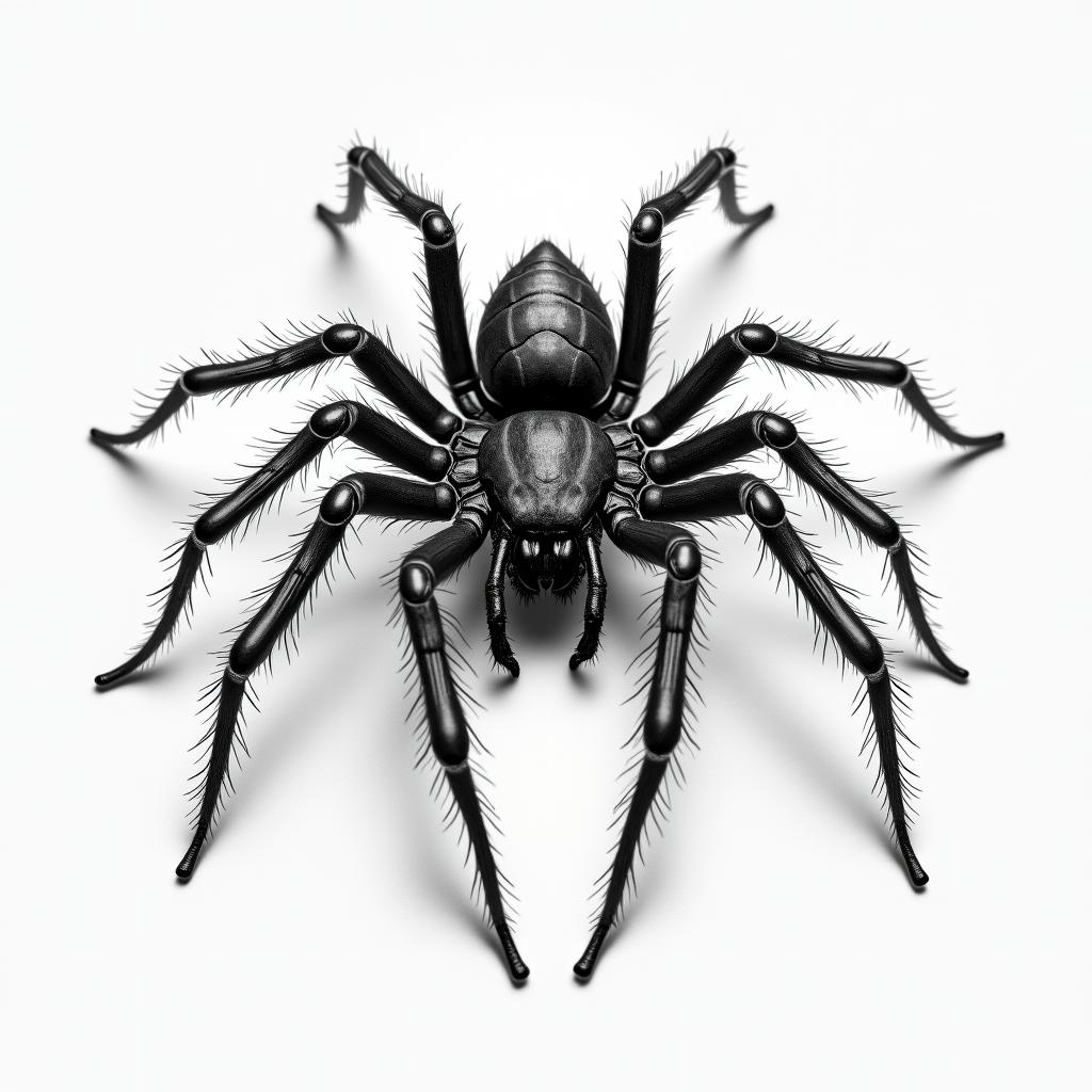 Spiderhigly detailed tattoo - Variation 8