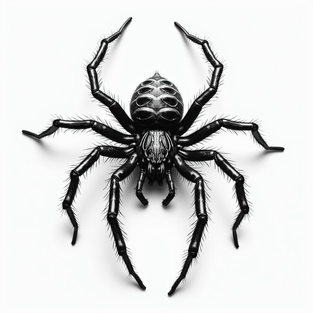 Spiderhigly detailed tattoo - Variation 7