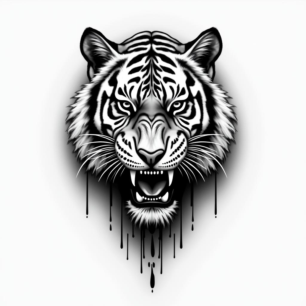 Tiger tattoo design
