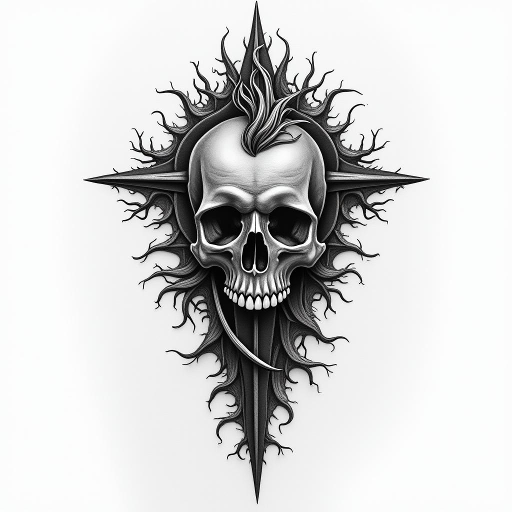 HSVhigly detailed tattoo - Variation 7