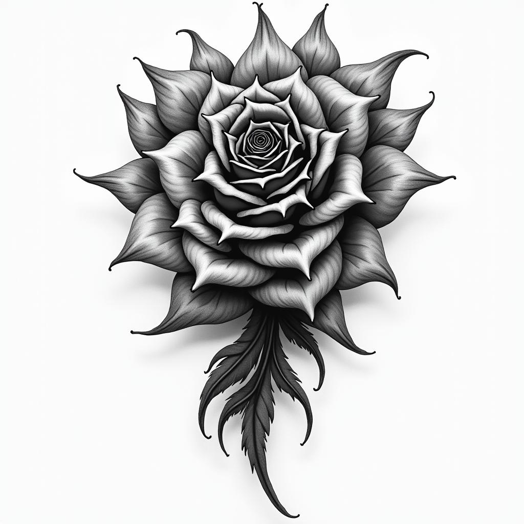 HSVhigly detailed tattoo - Variation 8