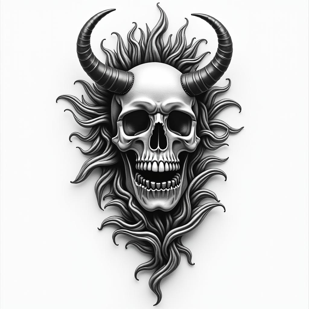 HSVhigly detailed tattoo - Variation 2