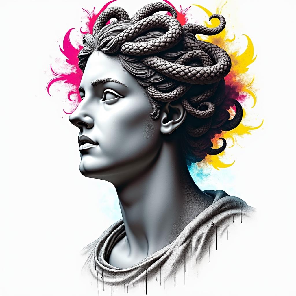 Glitch tattoo example 4