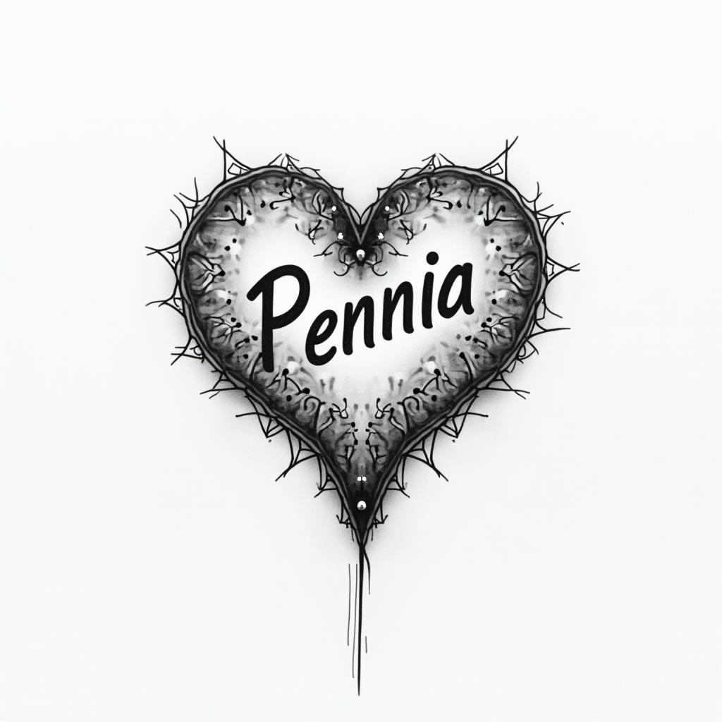 Small penistext-based tattoo, japanese font ultra-realistic, perfectly placed, high-quality font design, photo-realistic shading, 8k, high quality, finely detailed typograph - Variation 2