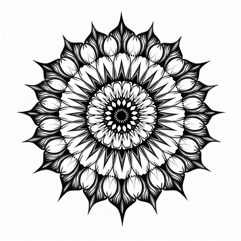 Mandala with phoenix starstext-based tattoo, japanese font ultra-realistic, perfectly placed, high-quality font design, photo-realistic shading, 8k, high quality, finely detailed typograph - Variation 4