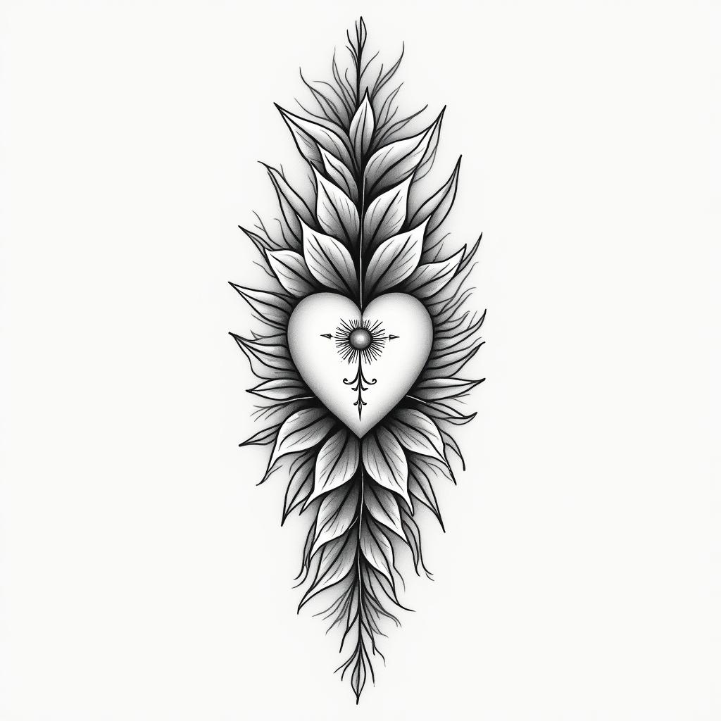 Modest tattoo example 4