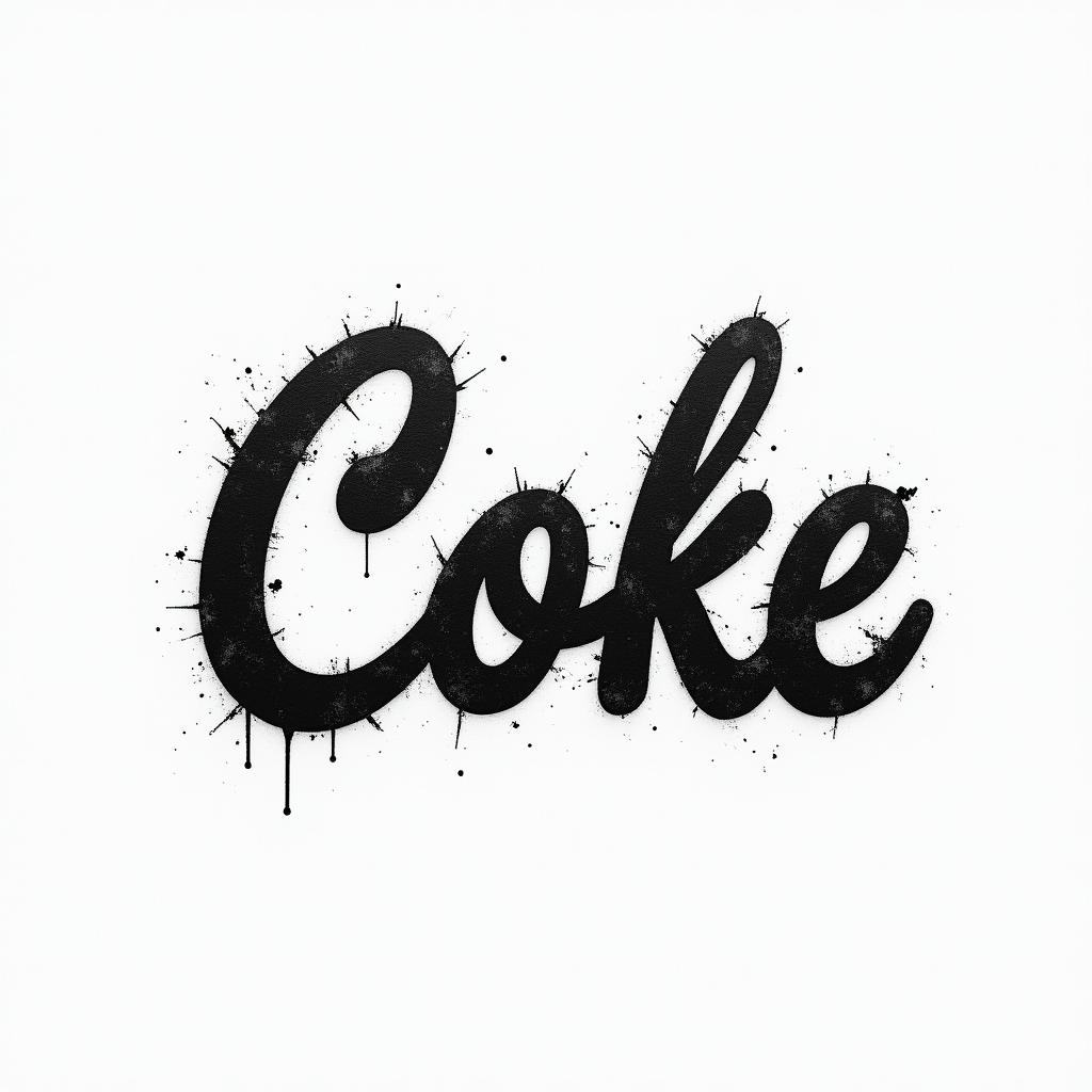 Big Mac nuggets coketext-based tattoo, japanese font ultra-realistic, perfectly placed, high-quality font design, photo-realistic shading, 8k, high quality, finely detailed typograph