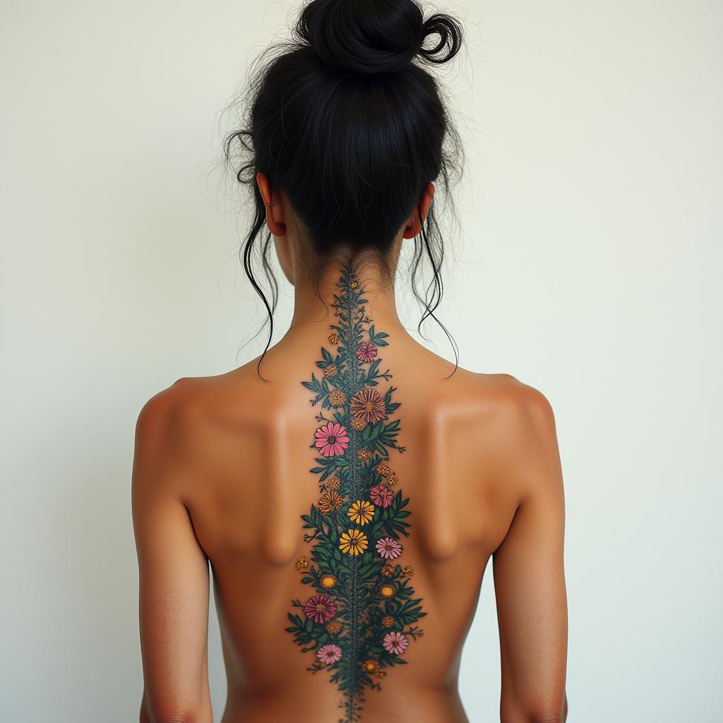 A collage with road journey along spine. Along the beginning of road stormy and trash debris tears drugs alcohol gambling struggle. At the end of the road unity money hope family bright rainbow Struggling with life and support no family and got it all taking away. Struggled with drugs and depression and gambling. Was in a car accident and got back surgery and a brain injury. Recieved a big settlement was able to get my family backin 8-bit tattoo style, minimalistic pixel style tattoo, pixel art with simplified shapes and retro gaming visuals, inspired by 8-bit pixel based detailing - Variation 2