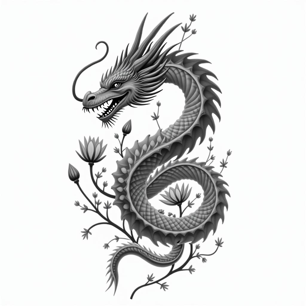 Dragon tattoo design