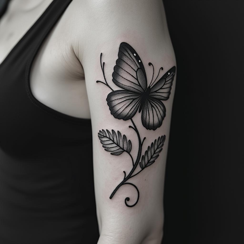 Butterfly tattoo design