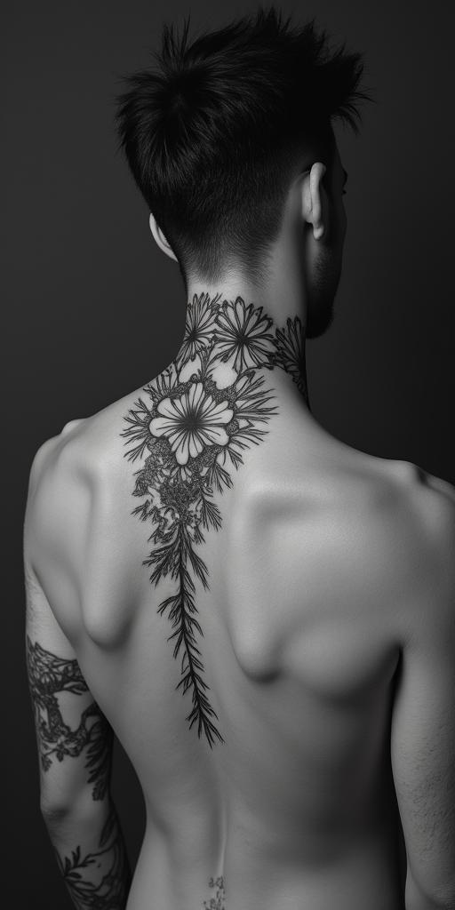Lost in life all alonehigly detailed tattoo - Variation 2