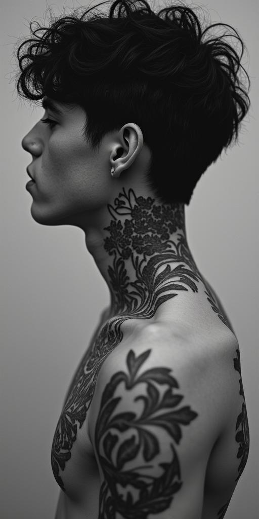 Lost in life all alonehigly detailed tattoo