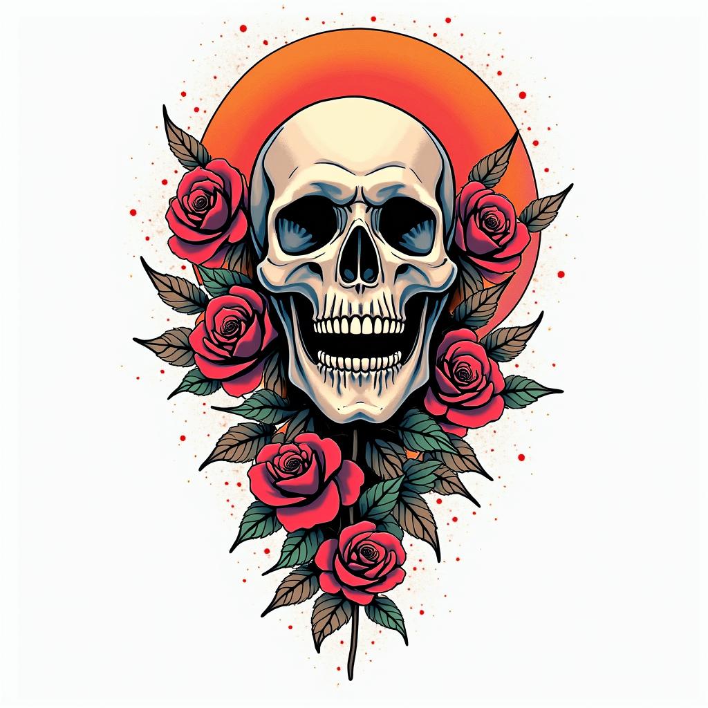 Use the dates 2001 -03-24 2003-02-06 2005-03-14 2017-02-11 2018-06-03 1986-12-30 to make many paths tattooin pop art style tattoo, featuring bold and vibrant colors, exaggerated outlines, iconic imagery, inspired by comic books and speech bubbles, comic book characters, retro pop culture