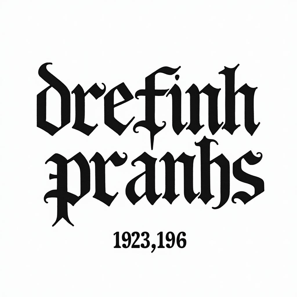 Use the dates 2001 -03-24 2003-02-06 2005-03-14 2017-02-11 2018-06-03 1986-12-30 to make many paths tattootext-based tattoo, gothic font ultra-realistic, perfectly placed, high-quality font design, photo-realistic shading, 8k, high quality, finely detailed typography - Variation 2