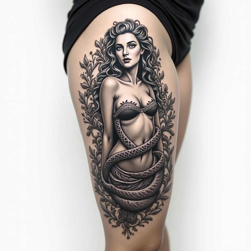 Medusa tattoo design