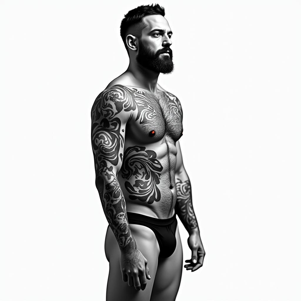 Animal dildohigly detailed tattoo - Variation 2