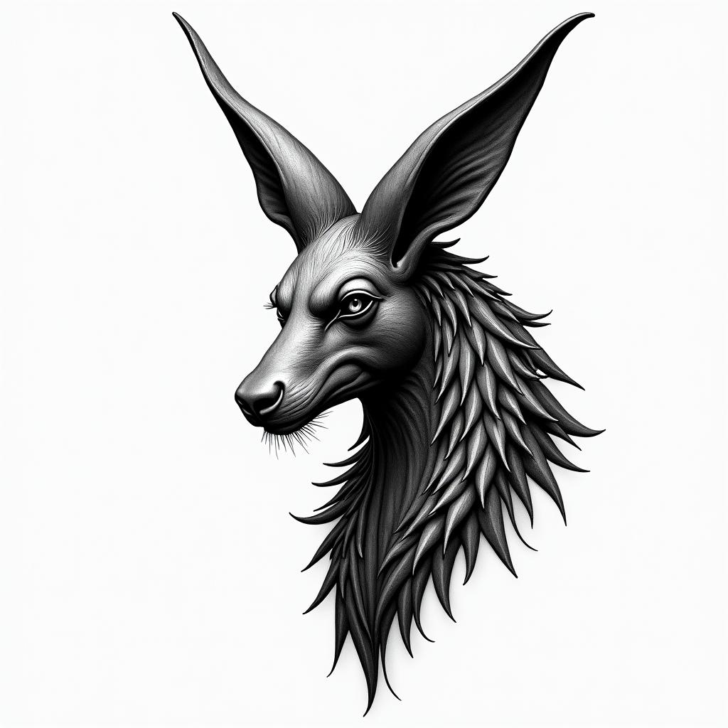 Anubis tattoo design