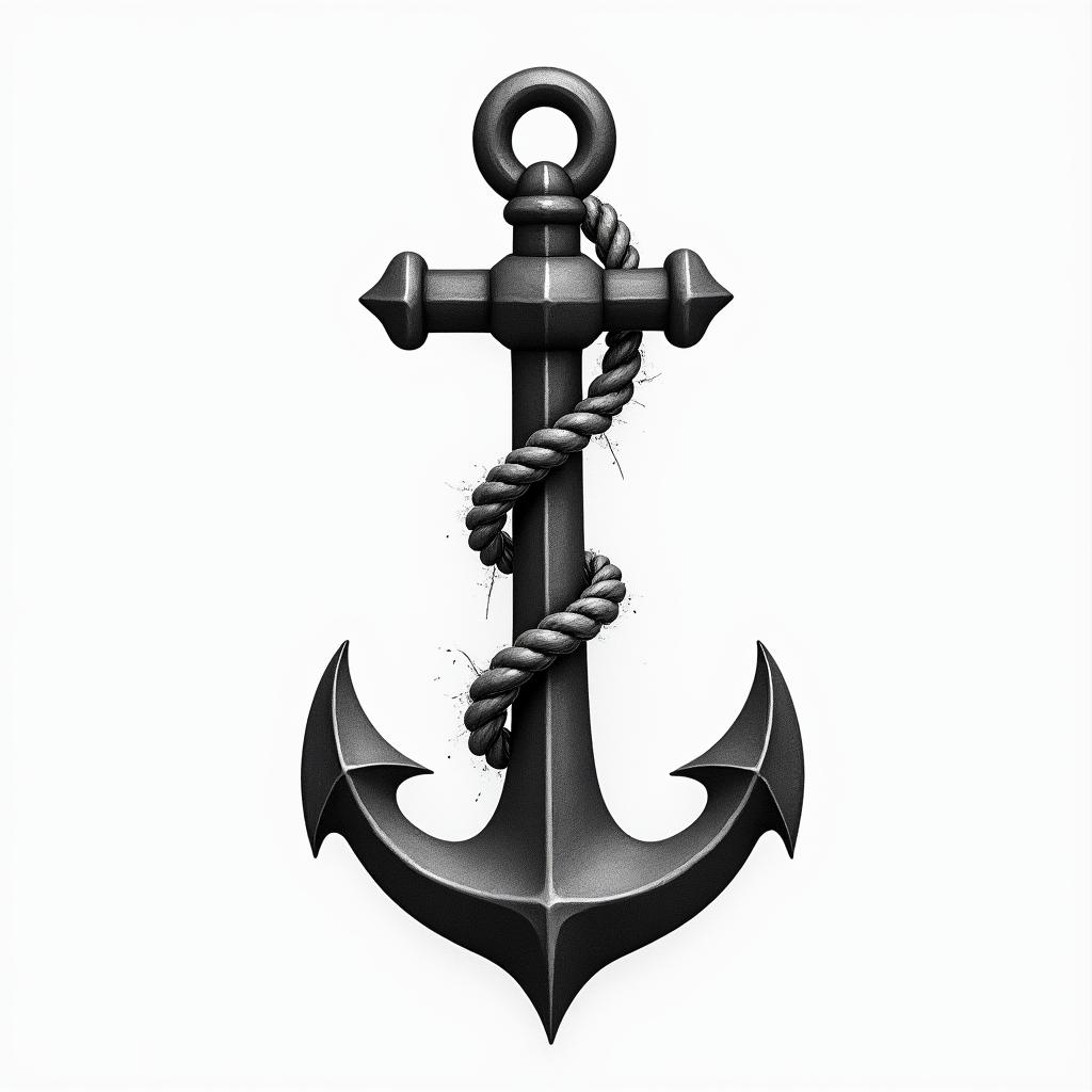 Anchor tattoo design