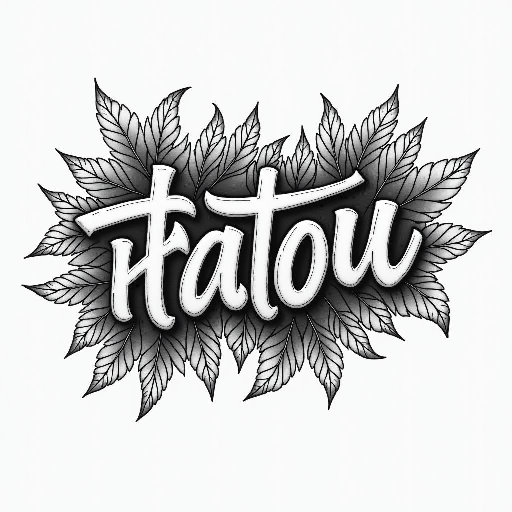 Corey Poore & Jessica Pooretext-based tattoo, japanese font ultra-realistic, perfectly placed, high-quality font design, photo-realistic shading, 8k, high quality, finely detailed typograph - Variation 4