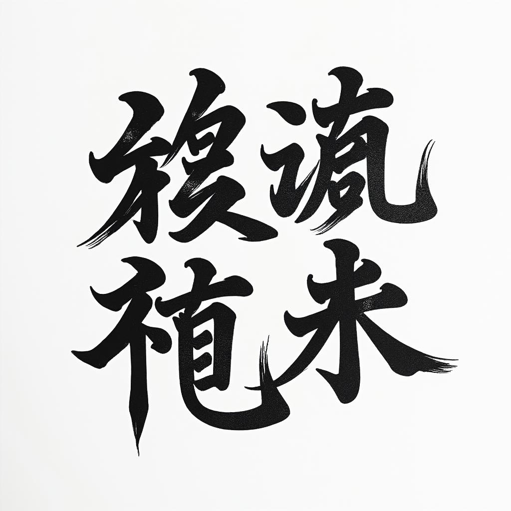 Corey Poore & Jessica Pooretext-based tattoo, japanese font ultra-realistic, perfectly placed, high-quality font design, photo-realistic shading, 8k, high quality, finely detailed typograph - Variation 2