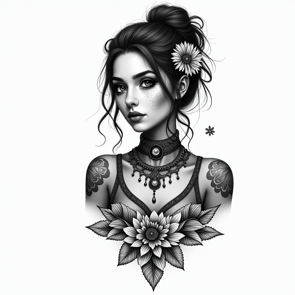 Fine Line tattoo example 2