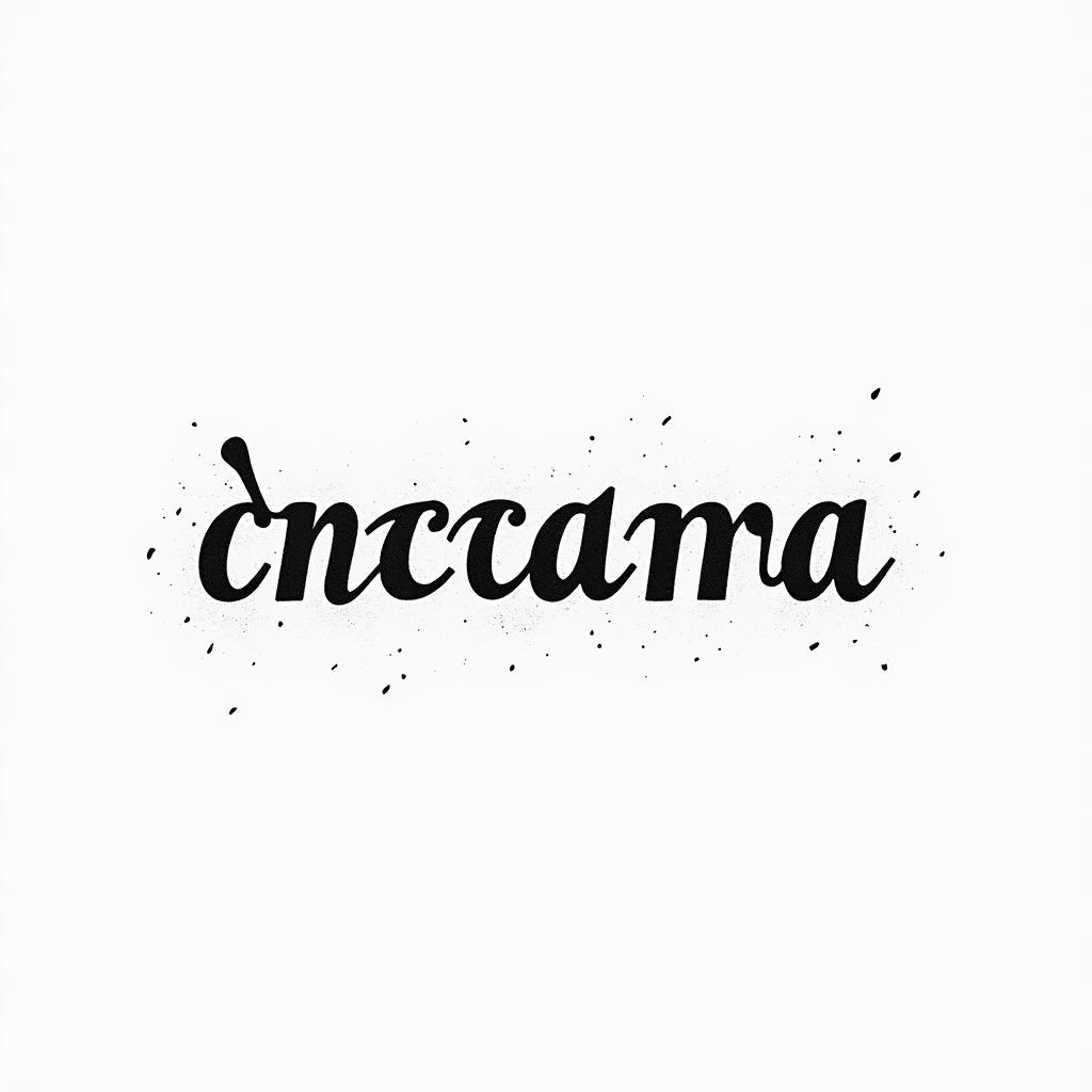Amanda, Cancer, Chicagominimalist text-based tattoo, Monospace font ultra-realistic, perfectly placed, high-quality font design, photo-realistic shading, 8k, high quality, finely detailed typograph