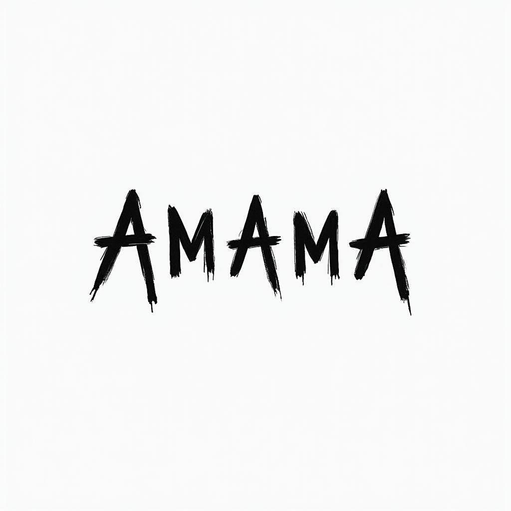 Amanda, Cancer, Chicagominimalist text-based tattoo, Monospace font ultra-realistic, perfectly placed, high-quality font design, photo-realistic shading, 8k, high quality, finely detailed typograph - Variation 3