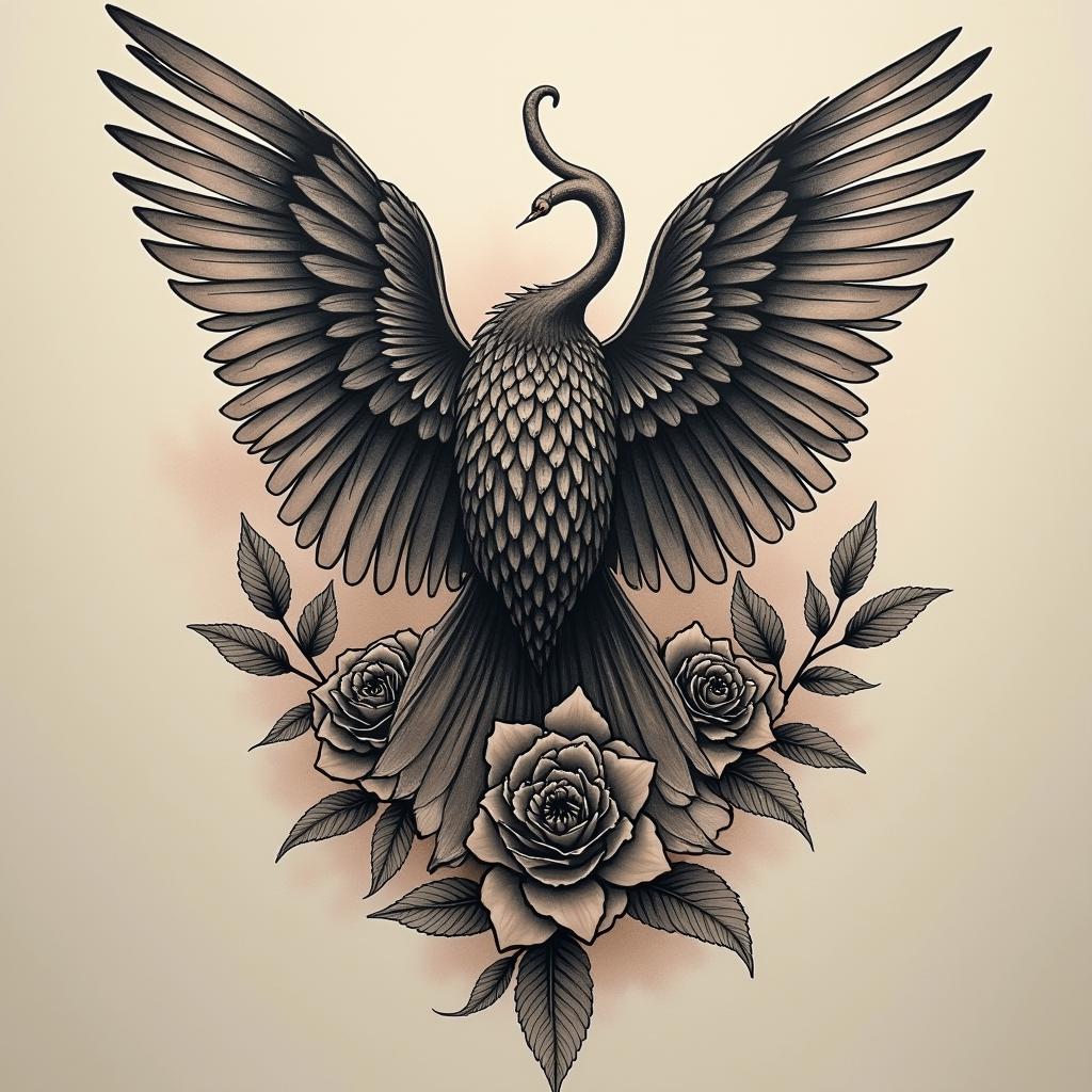 Neo-Traditional tattoo example 3