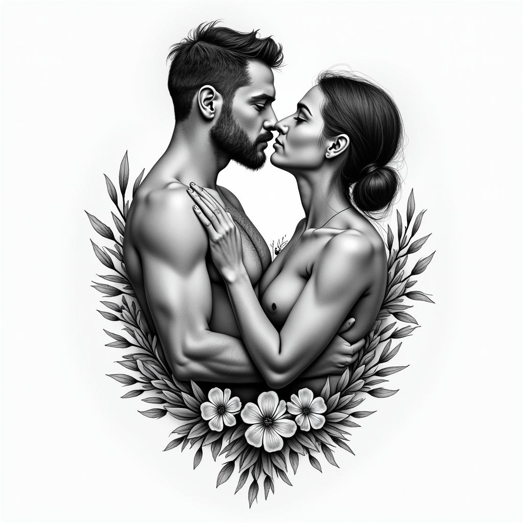 Couple tattoo example 1