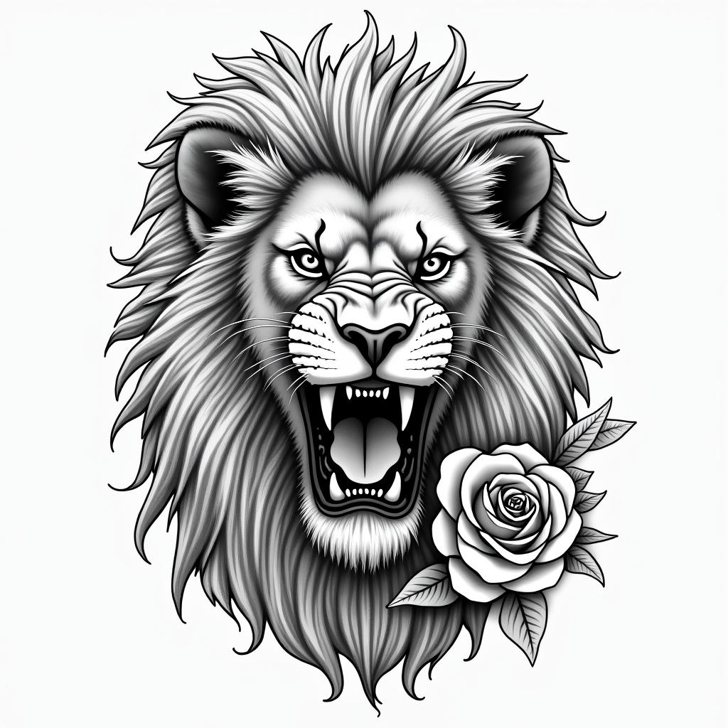 Clock tattoo design
