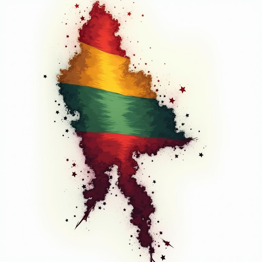 Watercolor tattoo example 4